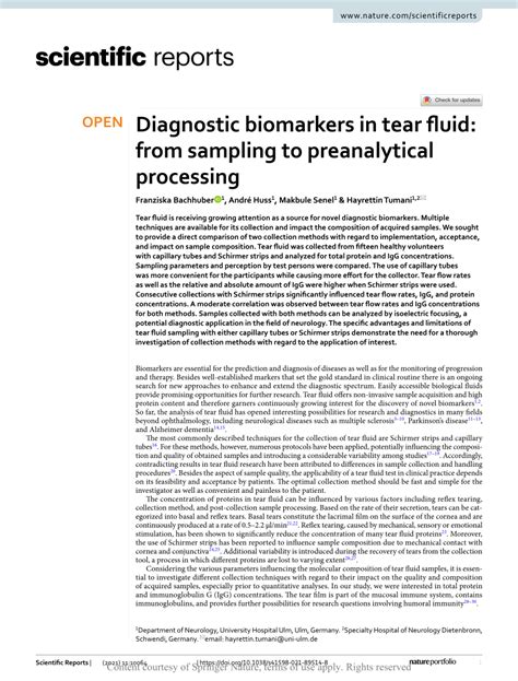 tear composition test|Diagnostic biomarkers in tear fluid: from sampling to preanalytical .